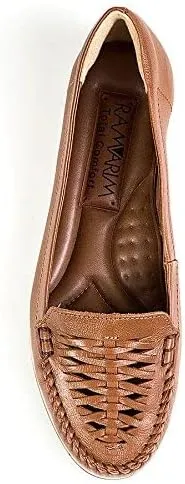 1581101 Made in Brazil Leather Woven Moc Loafer