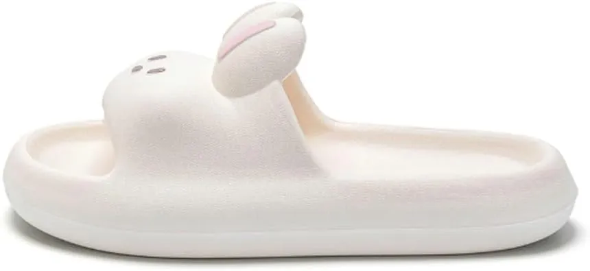 Cartoon Duck Slippers Slides for Women Men Cute Cloud Slides Slipper Unisex Animals Beach Slippers Lightweight Summer Shoes