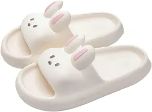Cartoon Duck Slippers Slides for Women Men Cute Cloud Slides Slipper Unisex Animals Beach Slippers Lightweight Summer Shoes