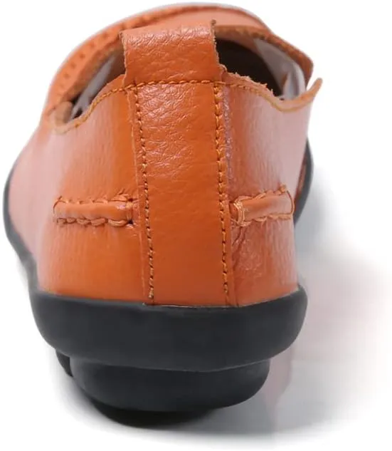 Casual Womens Loafers Shoes Soft Leather Lightweight Classic Penny Slip-on Loafers Outdoor Indooor Walking Driving Moccasins Flats for Womens Nurse Loafers Flats