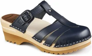 Clogs, Mary Jane Bastad Slip On Closed Toe Sandals Leather Womens Non Slip Swedish Wooden Clogs