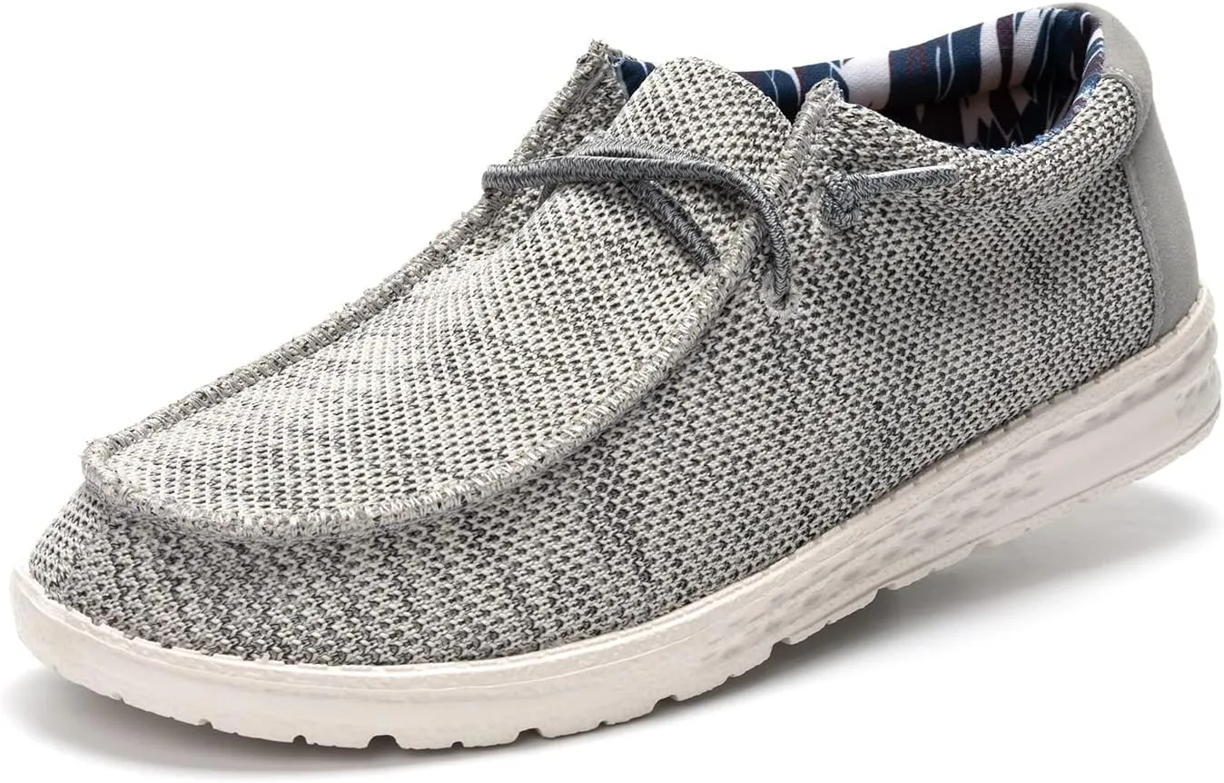 Colgo Men's Slip-On Loafers - Casual, Lightweight, and Stylish Shoes with Comfortable Lace-Up