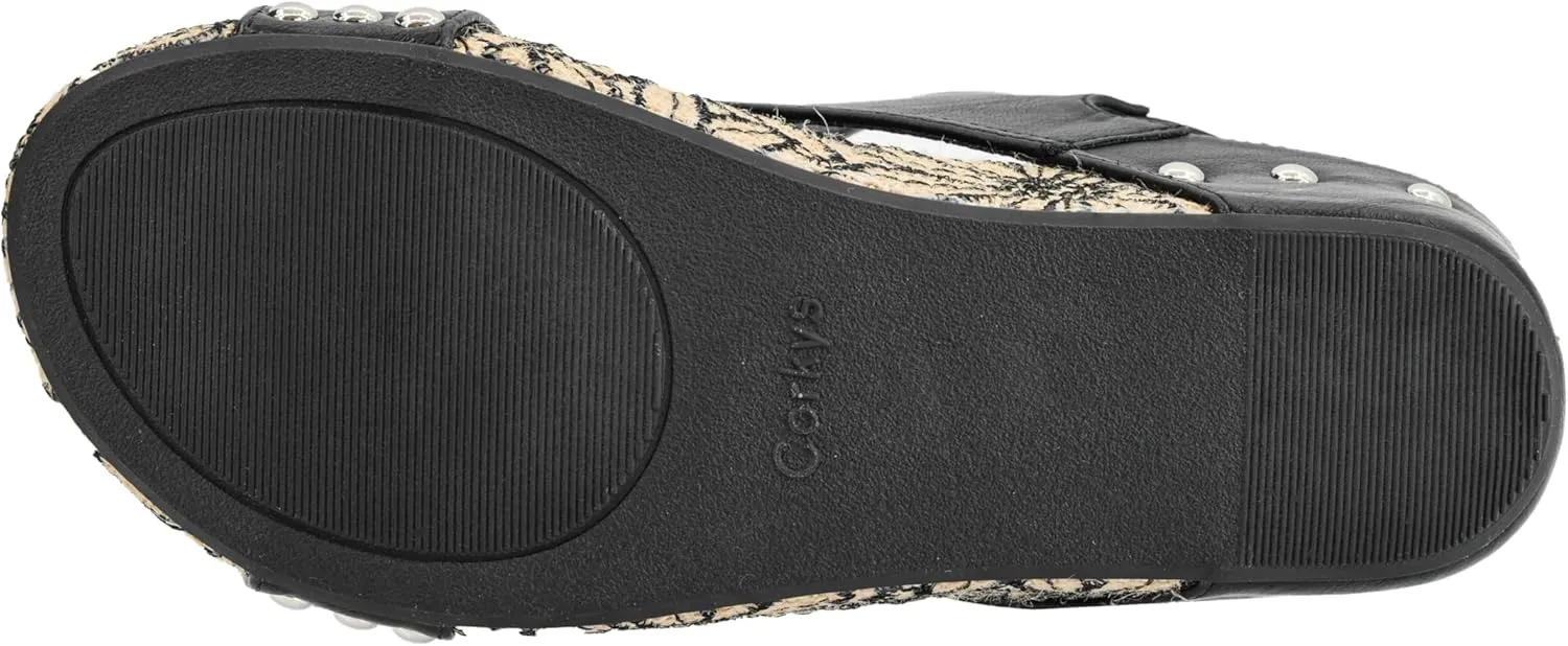 Corkys Footwear Women's Volta II Wedge Sandal - 2 Inch Cushioned Wedge, Hook & Loop Closure for Comfort & Style, Perfect for Casual & Dressy Outfits, All Day Wear