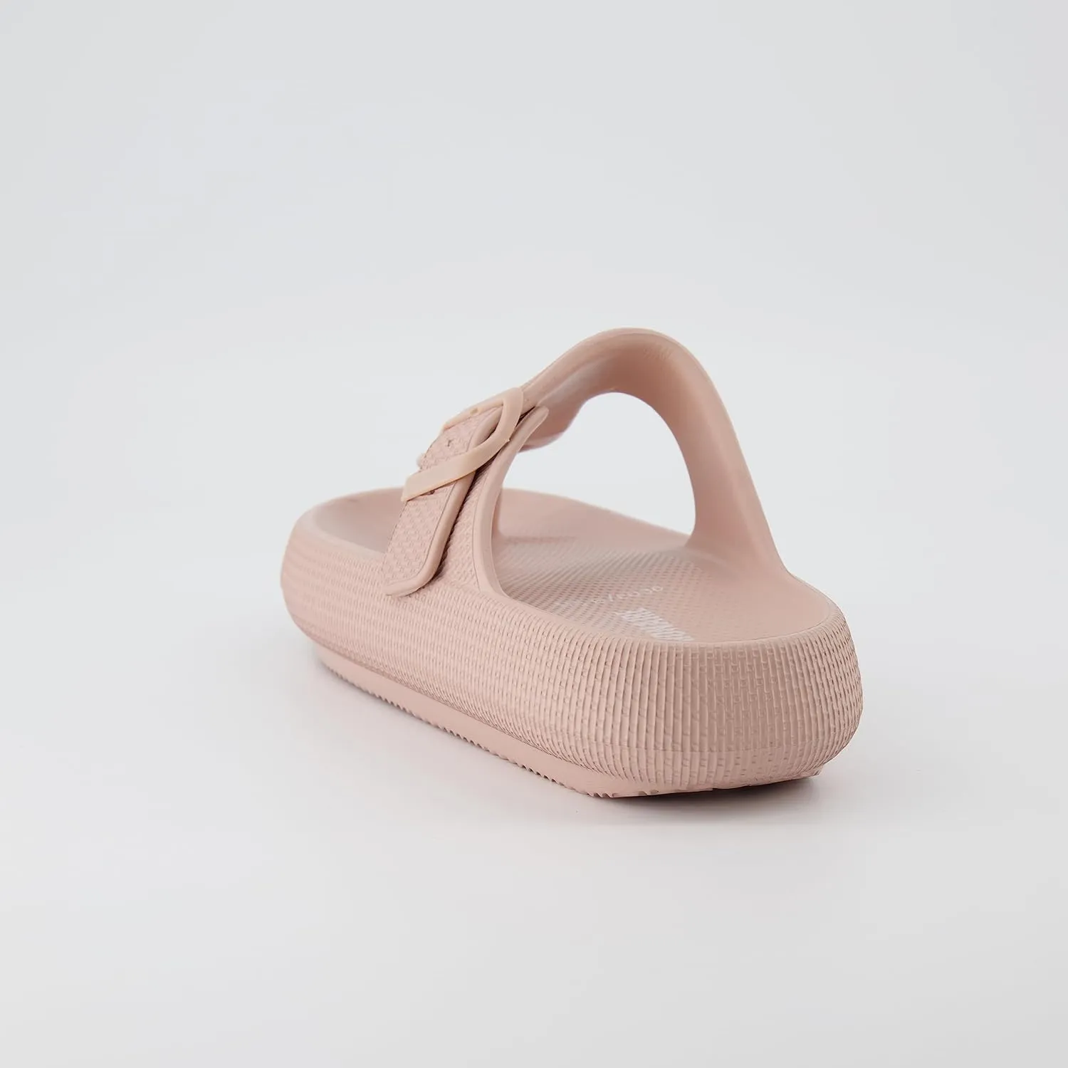 CUSHIONAIRE Women's Flo thong recovery cloud pool slide sandal with  Comfort