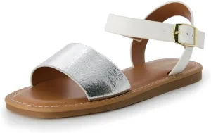CUSHIONAIRE Women's Swoon one band ankle strap sandal with Memory Foam, Wide Widths Available