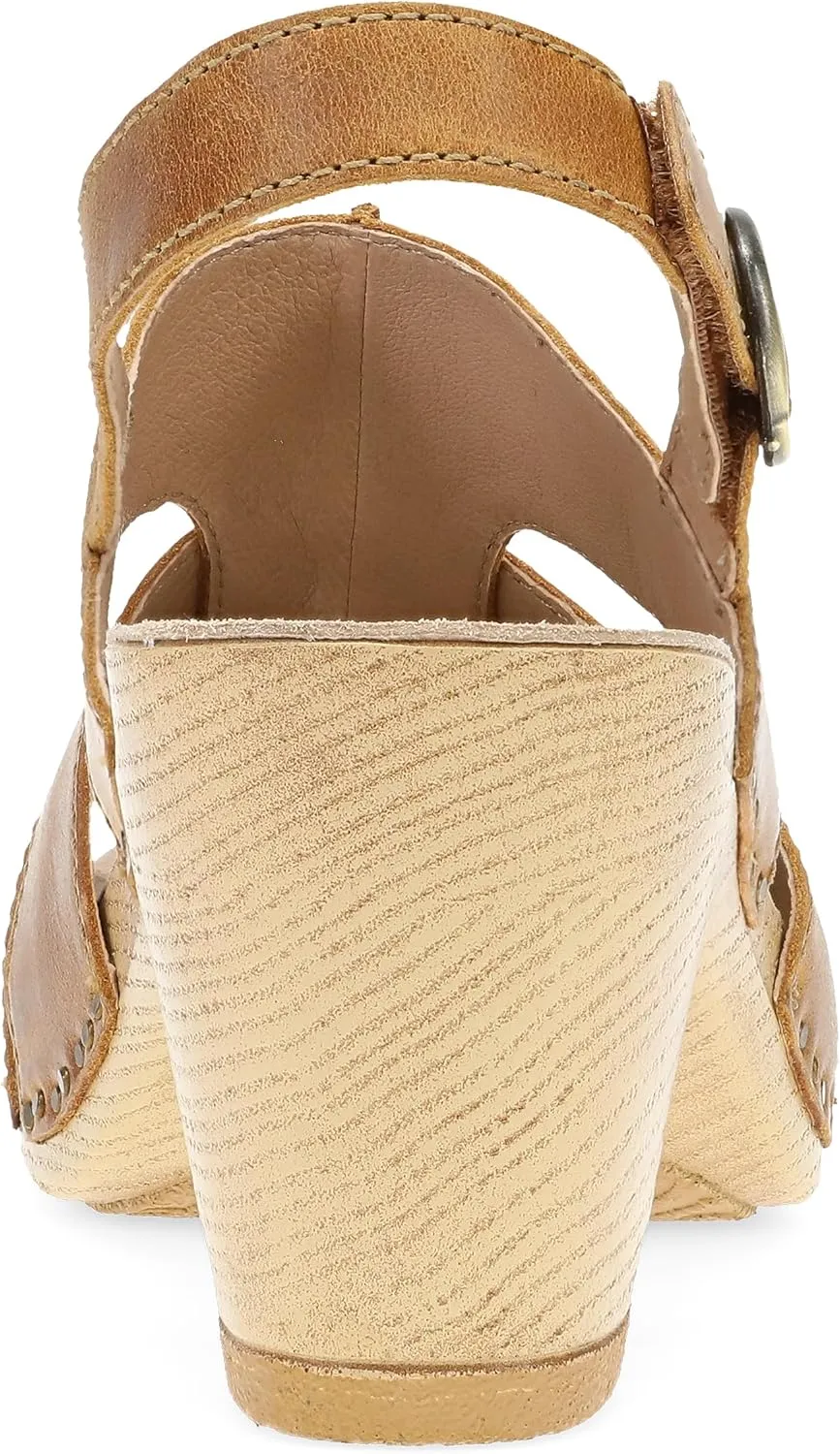 Dansko Tatiana Stylish Gladiator Sandal for Women - Luxe Leathers and a Heel for a Classy, All-Day Look - Cushioned Footbed for All-Day Comfort