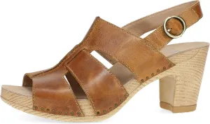 Dansko Tatiana Stylish Gladiator Sandal for Women - Luxe Leathers and a Heel for a Classy, All-Day Look - Cushioned Footbed for All-Day Comfort
