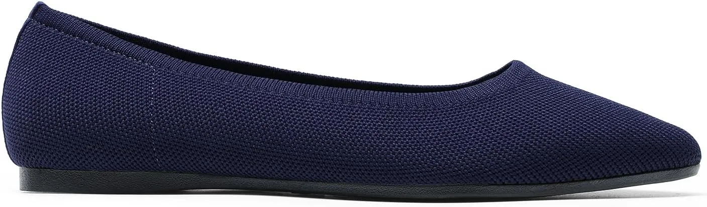 DREAM PAIRS Women's Dress Pointed Toe Flats Ballet Comfort Soft Slip On Casual Flat Shoes for Work Office Business