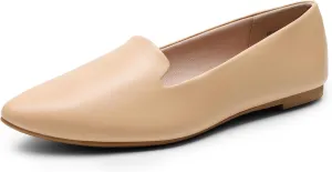 DREAM PAIRS Women's Flats, Pointed Toe Slip-On Dressy Flat Shoes, Comfortable Business Casual Dress Shoes for Office Work