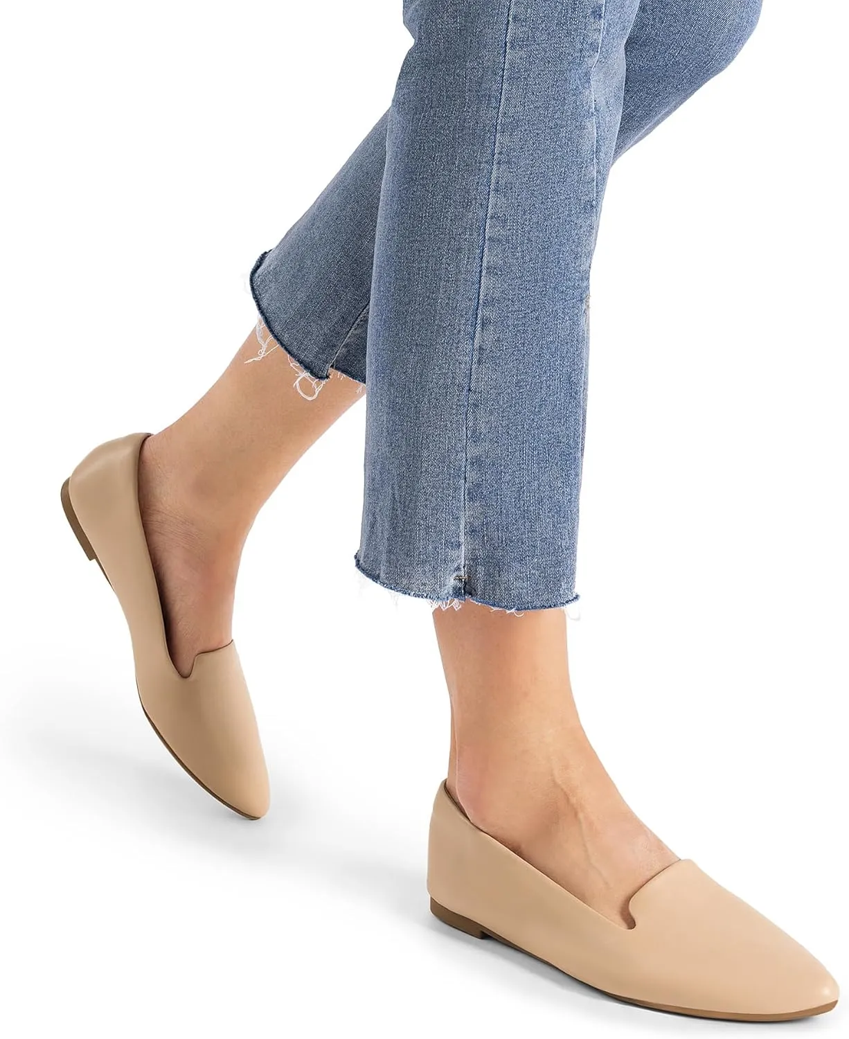 DREAM PAIRS Women's Flats, Pointed Toe Slip-On Dressy Flat Shoes, Comfortable Business Casual Dress Shoes for Office Work