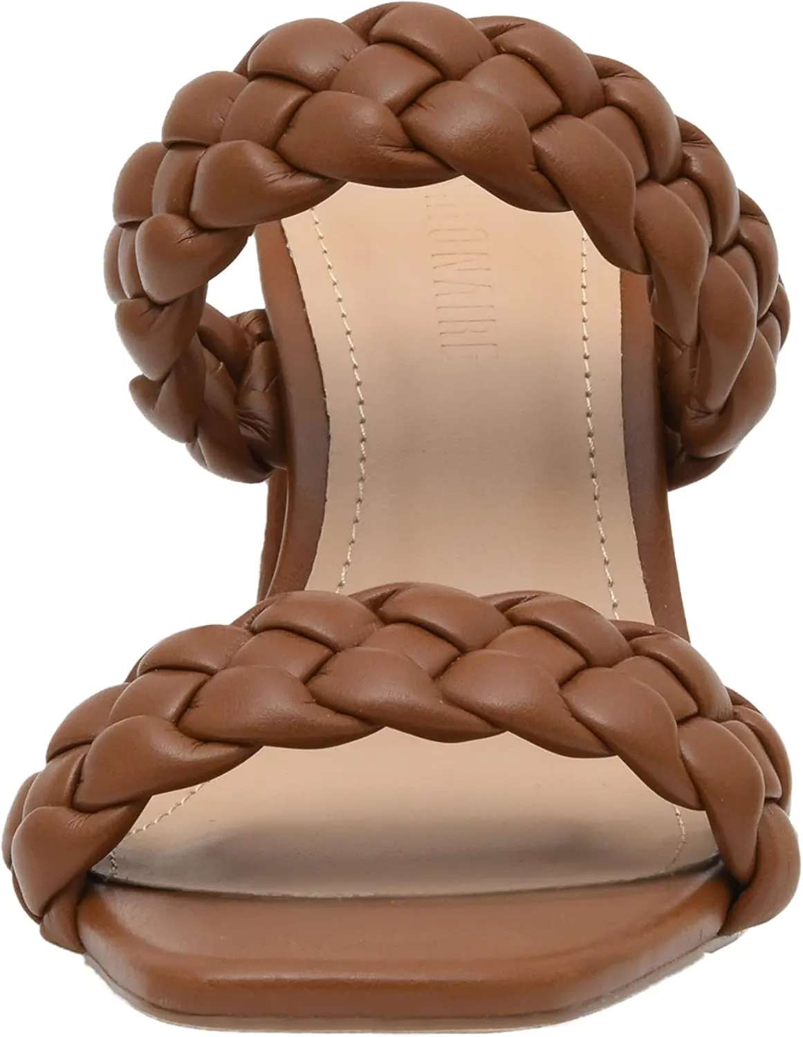 Dunes   CUSHIONAIRE Technology Women's Iris braided Heel Sandal  Memory Foam and Wide Widths Available