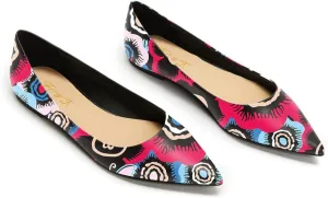 FOWT Women Comfortable Slip On Pointed Toe Flat Heel Pumps Flats Daily Office Party Dress Unisex Shoes US Size 4-16