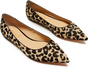 FOWT Women Comfortable Slip On Pointed Toe Flat Heel Pumps Flats Daily Office Party Dress Unisex Shoes US Size 4-16