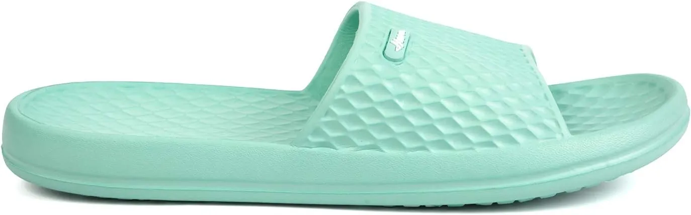 FUNKYMONKEY Womens Bathroom Shower Slippers Indoor Home Beach Non Slip Sandal