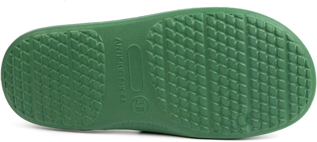 FUNKYMONKEY Womens Bathroom Shower Slippers Indoor Home Beach Non Slip Sandal