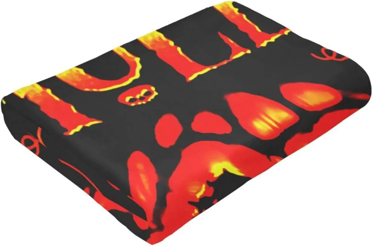 Gov't Rock Mule Band Blanket Throw Air Conditioning Blankets Lightweight Soft for Couch Bed 50"x40"