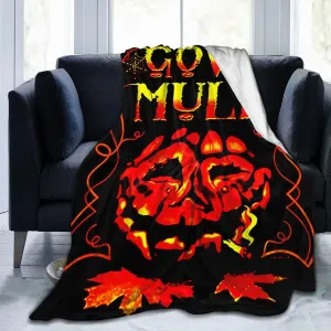 Gov't Rock Mule Band Blanket Throw Air Conditioning Blankets Lightweight Soft for Couch Bed 50"x40"
