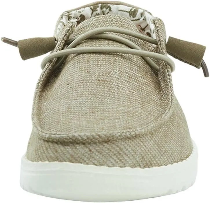 Hey Dude Women's Wendy Chambray Lace-Up Loafer
