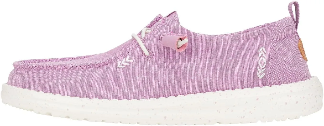 Hey Dude Women's Wendy Chambray Lace-Up Loafer