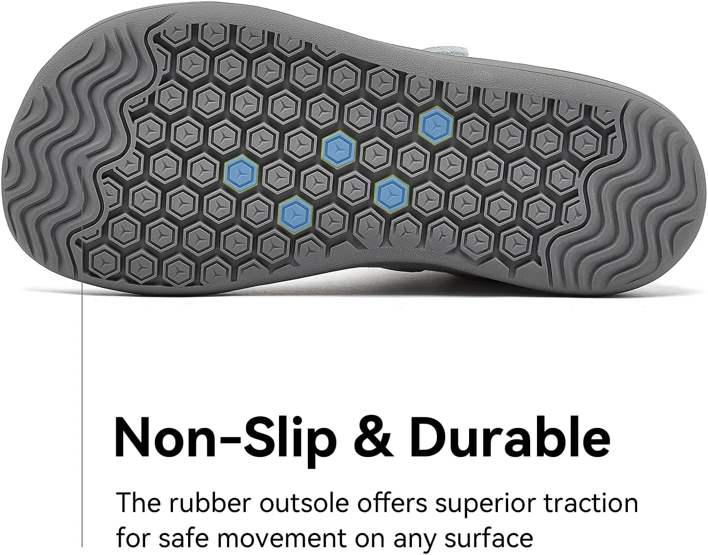 HOBIBEAR Kids Barefoot Shoes Wide Toe Box Zero Drop First Walk for Toddler Little Big Kid Boys Girls Sneaker