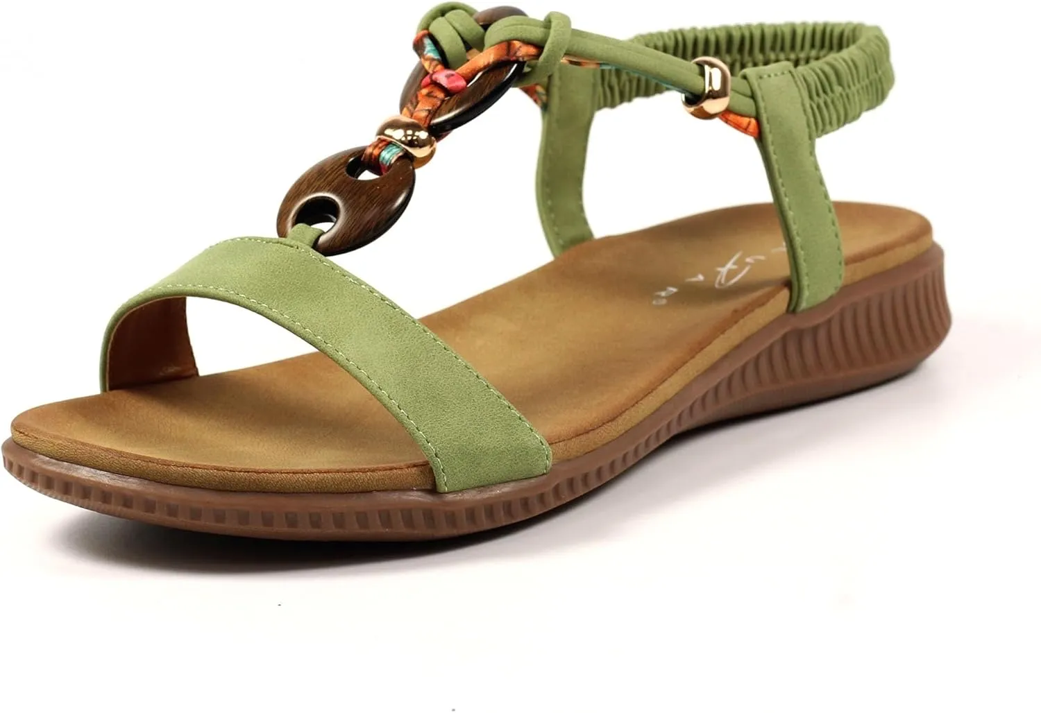 Ladies Brava Khaki Sandal