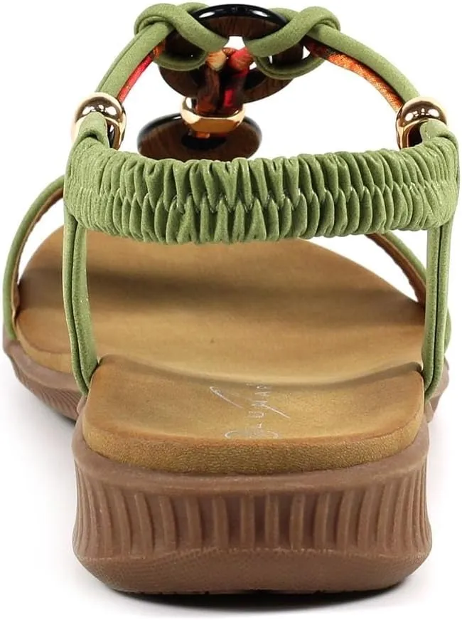 Ladies Brava Khaki Sandal