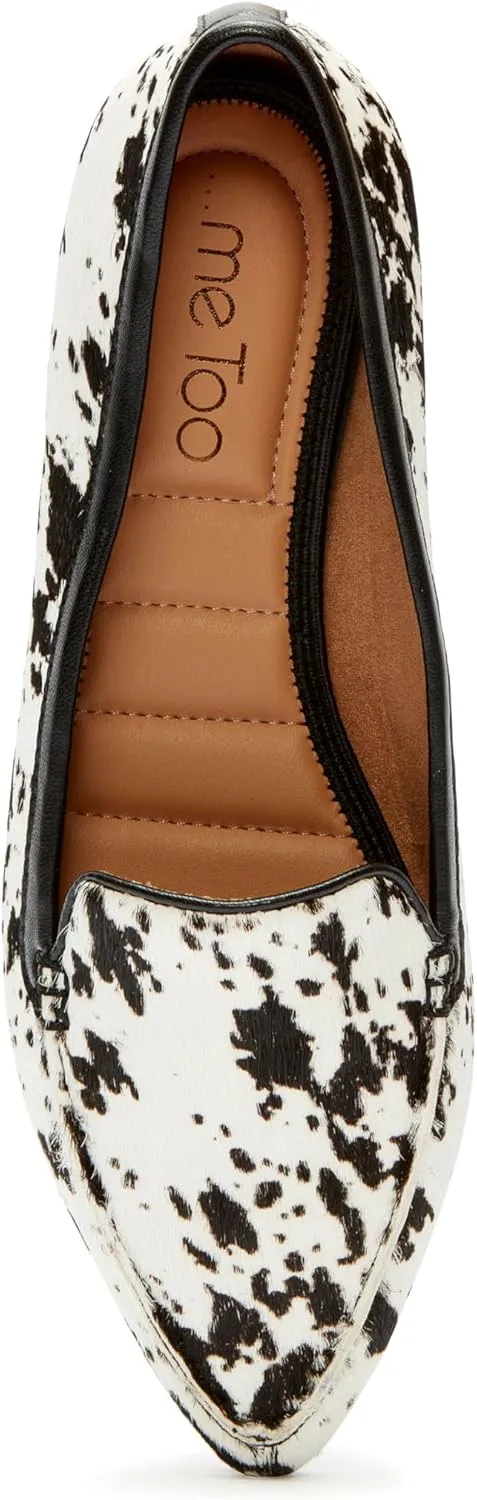 ME TOO Audra Animal Print Pointed Toe Flat