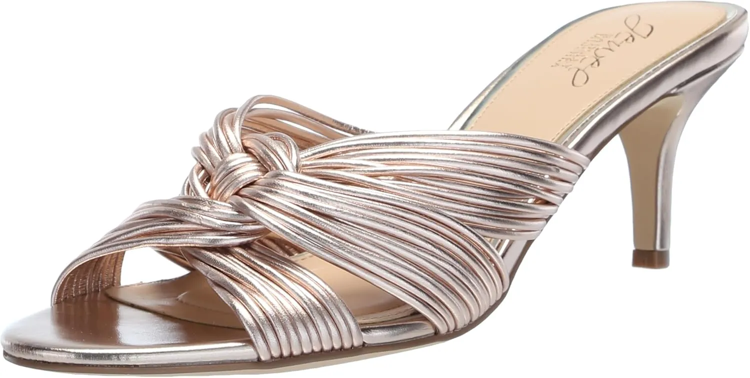Mia Twisted Leather Mules