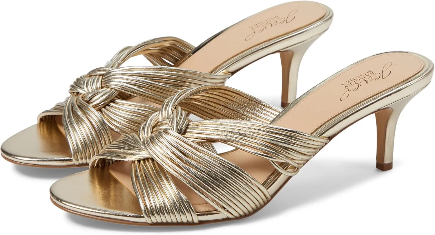 Mia Twisted Leather Mules
