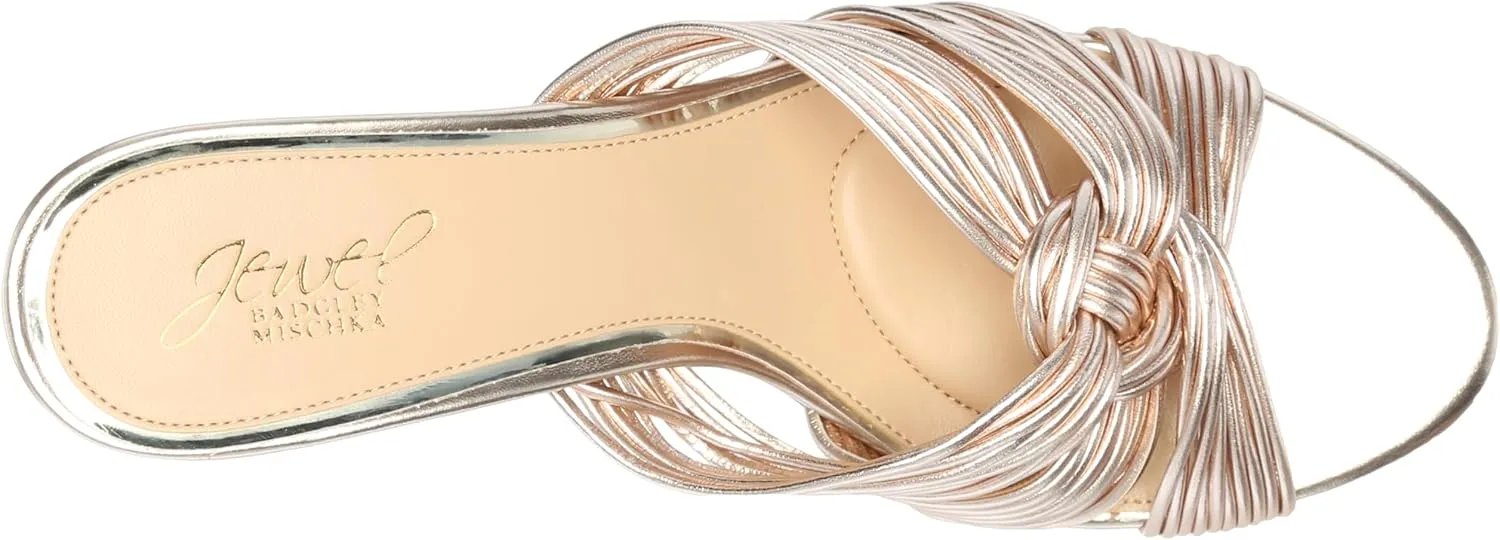 Mia Twisted Leather Mules