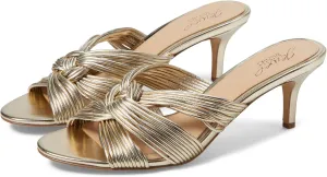 Mia Twisted Leather Mules