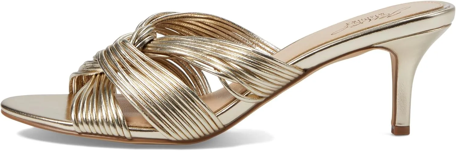 Mia Twisted Leather Mules