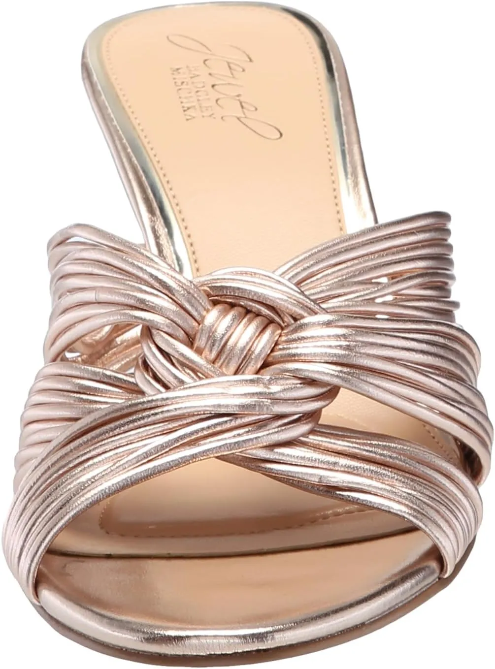 Mia Twisted Leather Mules