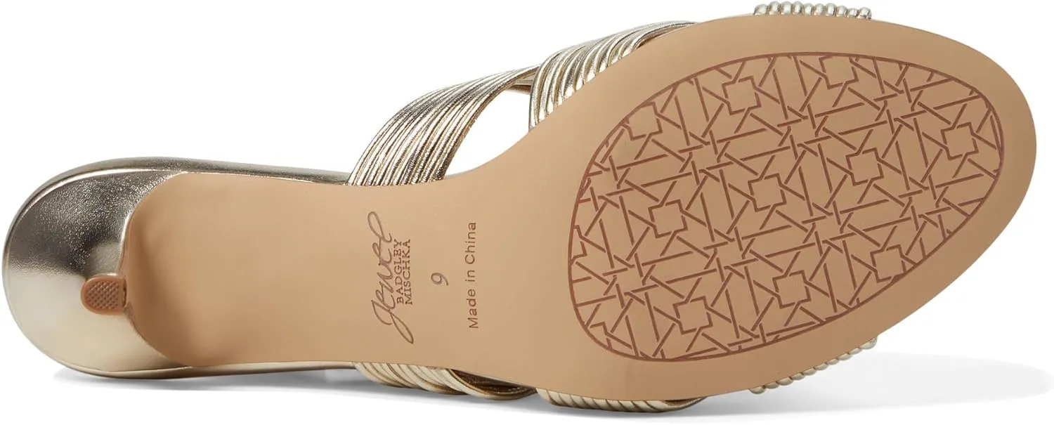 Mia Twisted Leather Mules