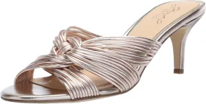 Mia Twisted Leather Mules
