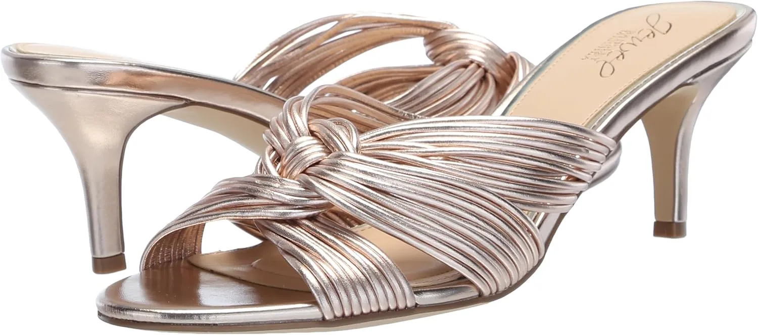 Mia Twisted Leather Mules