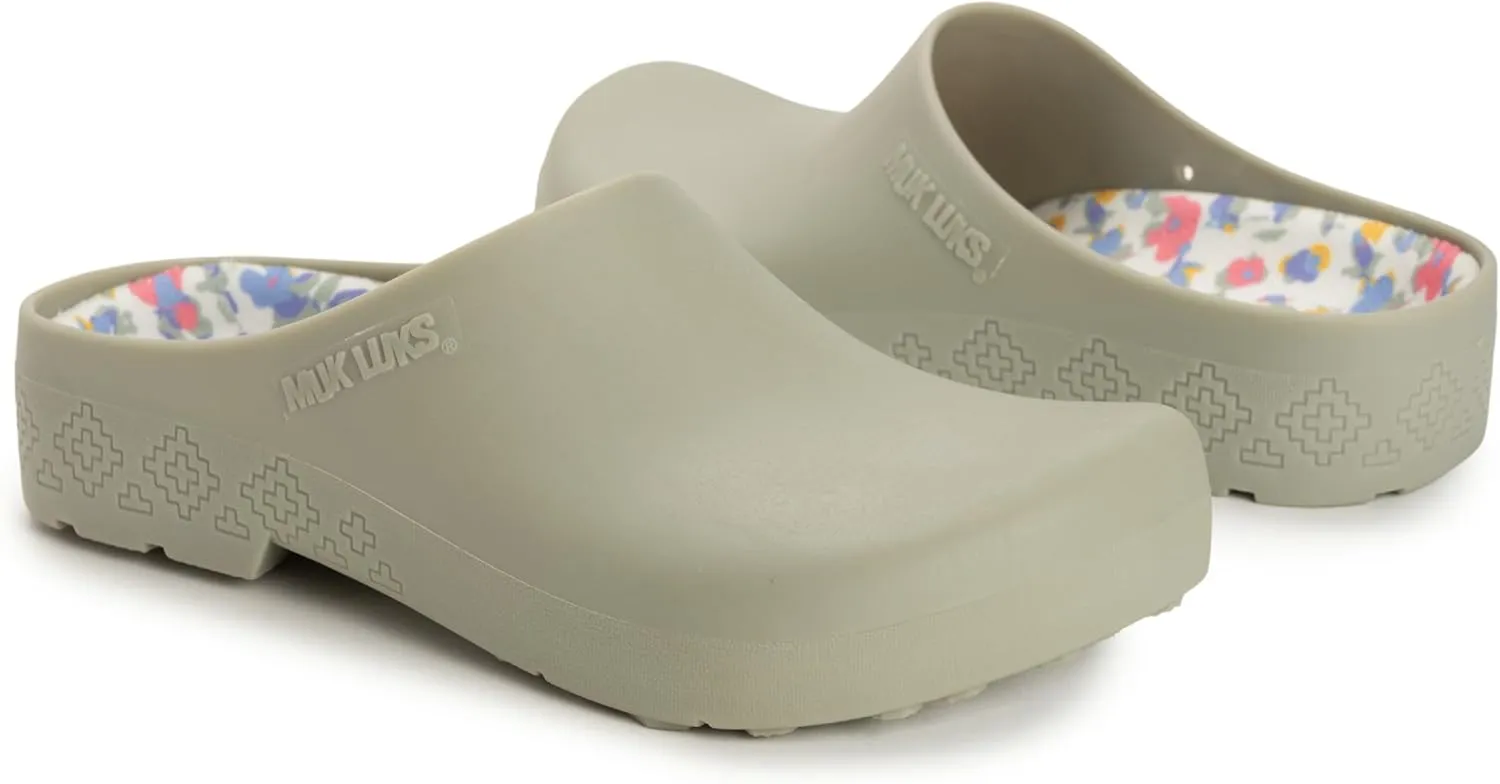 MUK LUKS Women's Garden Clog and Glove Set Sandal