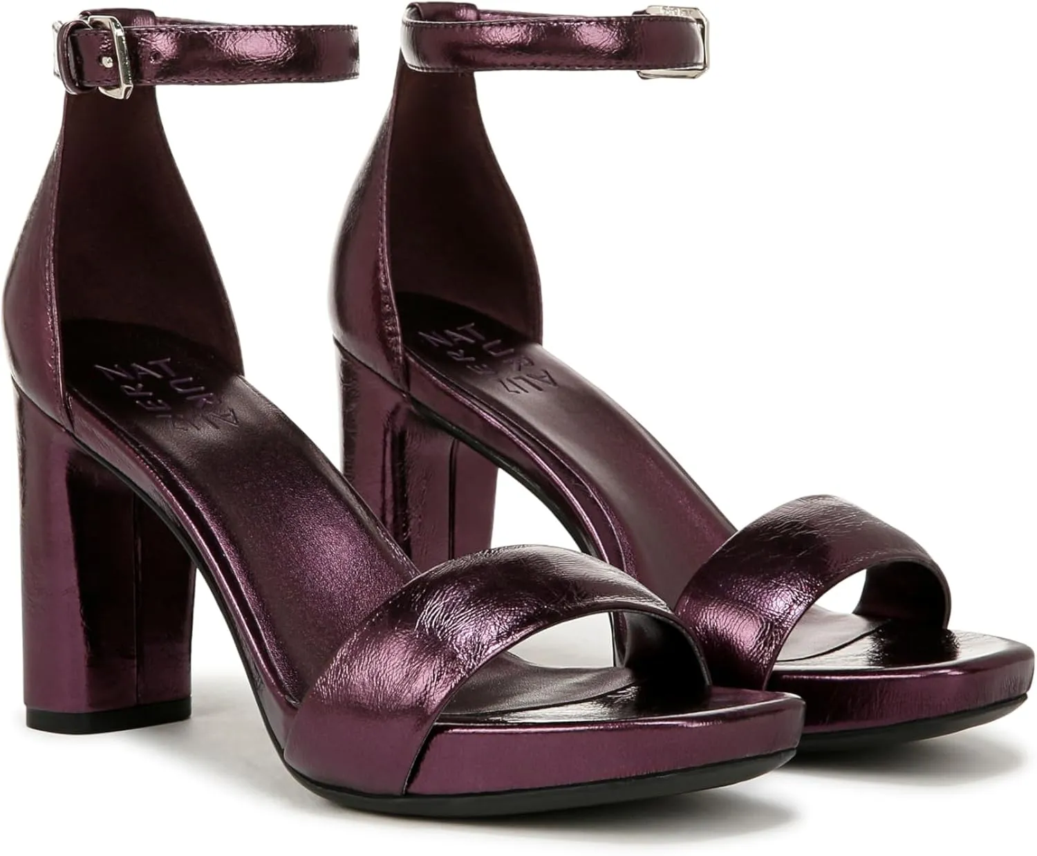 Naturalizer Women's Joy Ankle Strap Heeled Dress Sandal