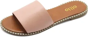 Ollio Women's Shoes Simple Comfort Slide Sandals S130