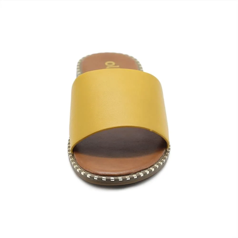 Ollio Women's Shoes Simple Comfort Slide Sandals S130
