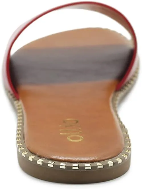Ollio Women's Shoes Simple Comfort Slide Sandals S130