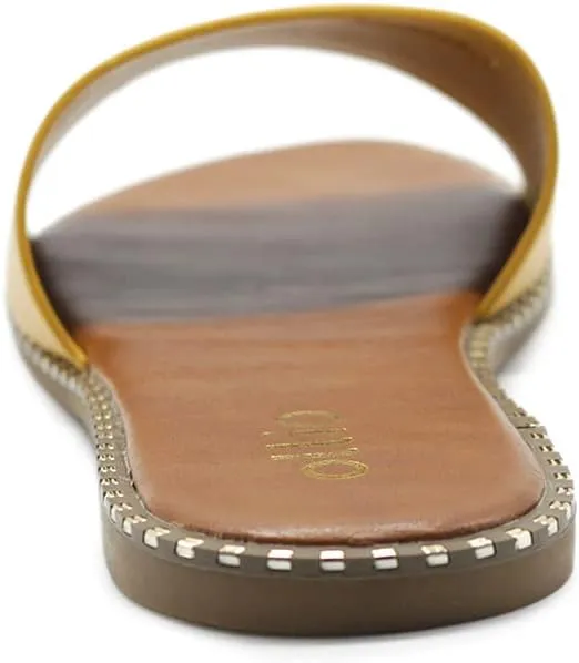 Ollio Women's Shoes Simple Comfort Slide Sandals S130