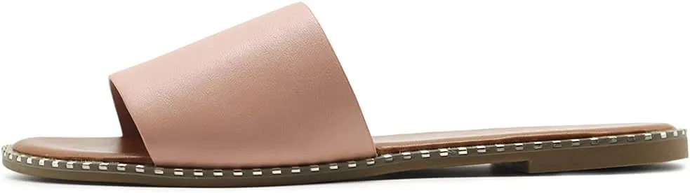 Ollio Women's Shoes Simple Comfort Slide Sandals S130