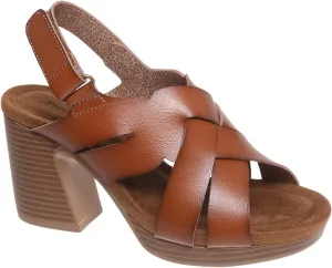 Pierre Dumas Women's Peep Toe Platform Chunky Heel Slingback Sandals