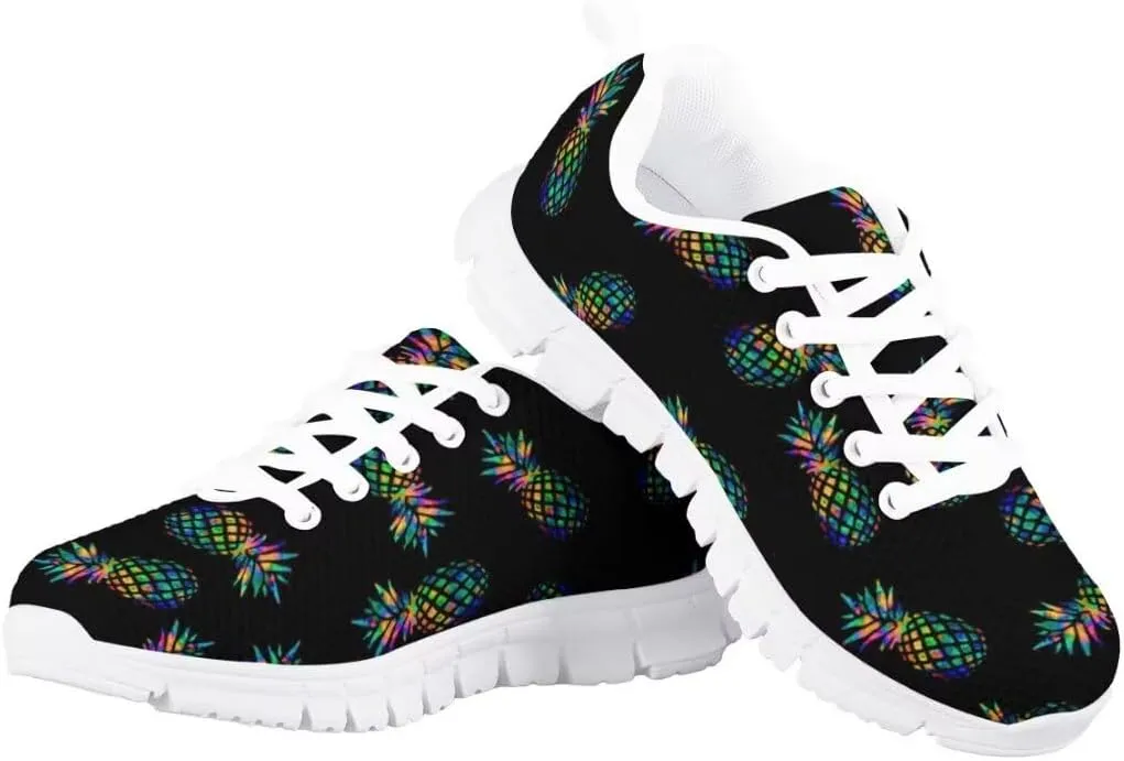 PinUp Angel Kid Girls Running Sports Sneakers Cute Casual Leopard/Floral Print Walking Shoes