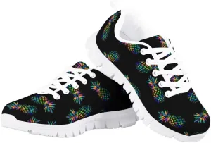 PinUp Angel Kid Girls Running Sports Sneakers Cute Casual Leopard/Floral Print Walking Shoes