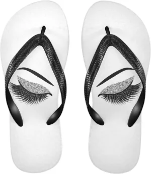 Poeticcity Flip Sandal Men Women Flip Flops for Hotel Spa Home Slippers Bedroom Travel S-XXL