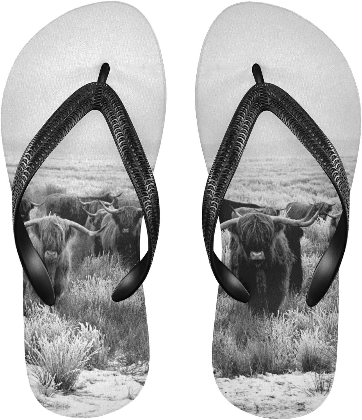 Poeticcity Flip Sandal Men Women Flip Flops for Hotel Spa Home Slippers Bedroom Travel S-XXL