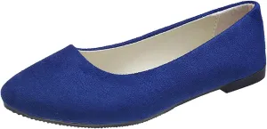 Pointed Toe Flats for Women Dressy Casual, Low Heel Dress Shoes Comfortable, Slip-on Business Work Loafer Shoes Ballet Flats