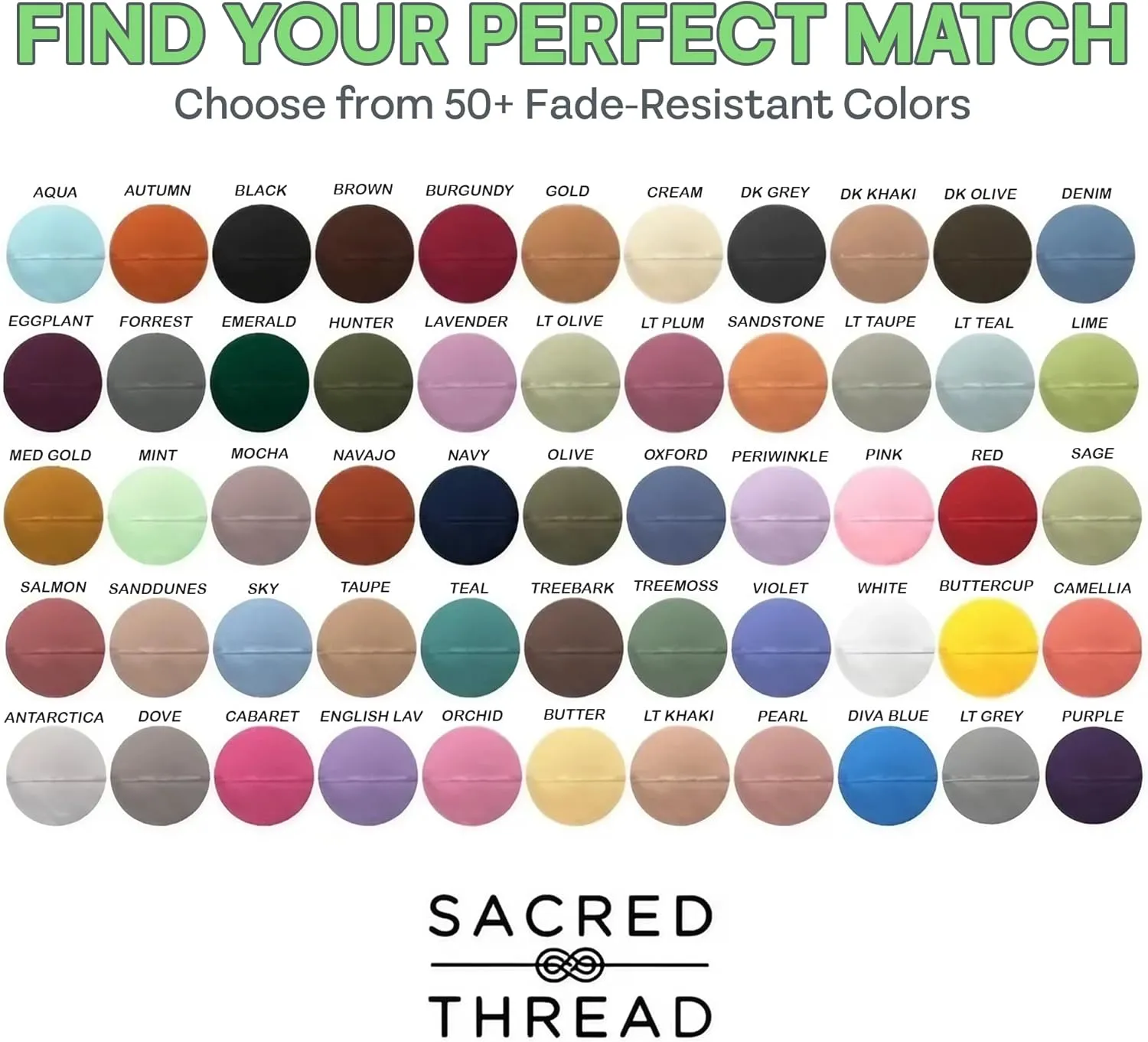 Sacred Thread 6 PC Rayon Derived from Bamboo Bed Sheets Set, Vegan, Cooling, and Organic Bedding for Home and Hotels,  50 Vibrant Colors for Cooling Bed Sheets